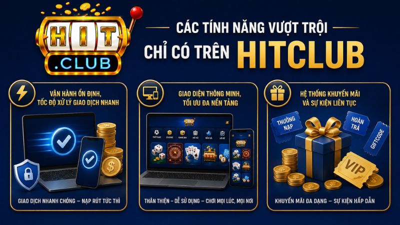 Giới thiệu những tính năng vượt trội chỉ có trên HITCLUB